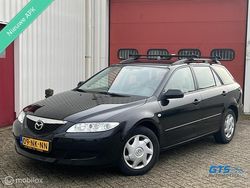 Zwart (metallic) Gebruikt 2003 Mazda 6 Exclusive Stationwagen | € 2.650 (Eerlijke prijs)
