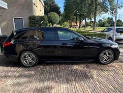 Zwart Gebruikt 2022 Mercedes C180 AMG line Stationwagen | € 33.999 (Super prijs)