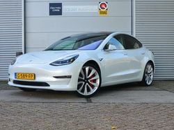 Wit Gebruikt 2019 Tesla Model 3 Performance Sedan | € 23.999 (Eerlijke prijs)