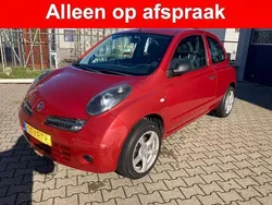 Rood Gebruikt 2007 Nissan Micra Visia Hatchback | € 2.999 (Eerlijke prijs)