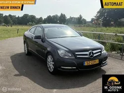 Zwart Gebruikt 2011 Mercedes C180 Coupé | € 6.499 (Super prijs)