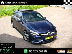 Blauw, metallic lak Gebruikt 2018 Mercedes CLA180 Shooting Brake AMG Stationwagen | € 19.950 (Eerlijke prijs)
