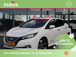Wit metallic Gebruikt 2018 Nissan Leaf Tekna Hatchback | € 12.949 (Iets duurder)