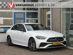 Wit Gebruikt 2022 Mercedes C300e AMG line Sedan | € 42.500