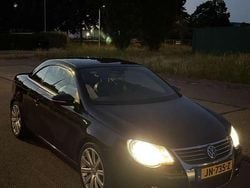 Zwart Gebruikt 2008 VW Eos Cabriolet | € 2.945 (Super prijs)