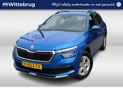 Blauw, metallic lak Gebruikt 2021 Skoda Kamiq Business Line SUV | € 19.450 (Eerlijke prijs)