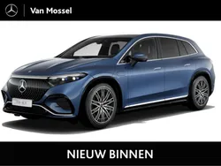Blauw Nieuw 2025 Mercedes EQS450+ AMG line SUV | € 146.291