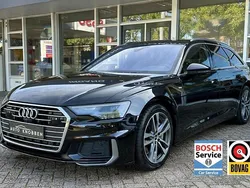 Zwart Gebruikt 2021 Audi A6 S-Line Stationwagen | € 34.950 (Super prijs)