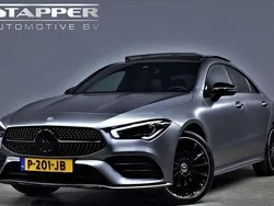 Grijs, metallic lak Gebruikt 2022 Mercedes CLA250 AMG line Sedan | € 38.995 (Duur)