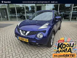 Blauw, metallic lak Gebruikt 2014 Nissan Juke S SUV | € 9.745 (Eerlijke prijs)