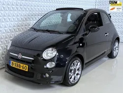 Zwart Gebruikt 2014 Fiat 500C Lounge Cabriolet | € 5.499 (Eerlijke prijs)