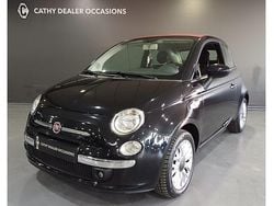 Zwart (metallic) Gebruikt 2016 Fiat 500C Lounge Cabriolet | € 7.950 (Goede deal)
