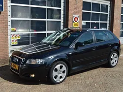 Zwart Gebruikt 2008 Audi A3 Sportback Ambition Hatchback | € 4.450 (Goede deal)