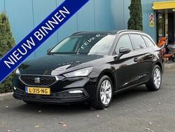 Zwart (metallic) Gebruikt 2021 Seat Leon Business Stationwagen | € 17.850 (Super prijs)