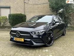Zwart Gebruikt 2022 Mercedes CLA250 Shooting Brake AMG line Stationwagen | € 39.950