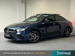 Denim blue metallic finish (667u) (blauw metallic) Gebruikt 2021 Mercedes A250 AMG line Sedan | € 28.990 (Eerlijke prijs)