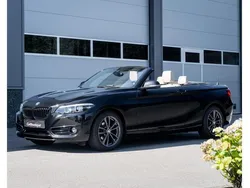 Zwart, metallic lak Gebruikt 2021 BMW 218 Executive Cabriolet | € 27.999 (Eerlijke prijs)