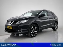 Zwart metallic Gebruikt 2017 Nissan Qashqai Tekna SUV | € 17.945 (Eerlijke prijs)