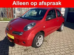 Rood Gebruikt 2007 Nissan Micra Visia Hatchback | € 2.999 (Eerlijke prijs)