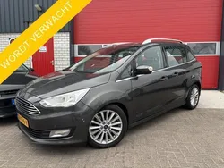 Grijs, metallic lak Gebruikt 2018 Ford Grand C-Max Titanium MPV | € 13.888 (Eerlijke prijs)