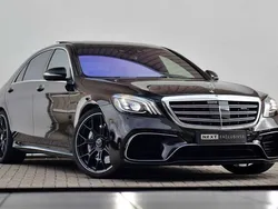 Zwart, metallic lak Gebruikt 2018 Mercedes S63 AMG Premium Plus Sedan | € 89.950 (Eerlijke prijs)