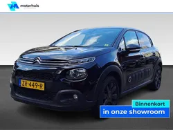 Zwart Gebruikt 2019 Citroën C3 PureTech Hatchback | € 10.990 (Eerlijke prijs)