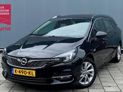 Zwart Gebruikt 2021 Opel Astra Elegance Stationwagen | € 11.699 (Eerlijke prijs)