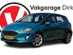 Blauw Gebruikt 2017 Ford Fiesta Titanium Hatchback | € 10.939