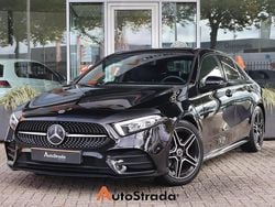 Zwart Gebruikt 2022 Mercedes A180 AMG line Sedan | € 27.495 (Goede deal)