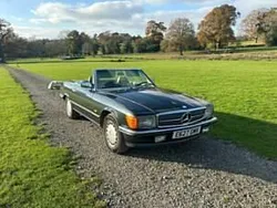 Zwart Gebruikt 1988 Mercedes SL420 Cabriolet | € 25.343