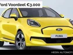 Geel, metallic lak Nieuw 2025 Ford Puma Gen-E SUV | € 29.995