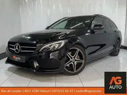 Zwart Gebruikt 2019 Mercedes C180 AMG Stationwagen | € 23.490 (Eerlijke prijs)