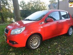 Rood Gebruikt 2008 Chevrolet Aveo LS Hatchback | € 2.699