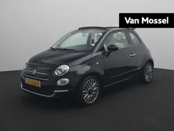 Zwart Gebruikt 2018 Fiat 500C Lounge Cabriolet | € 15.940 (Duur)