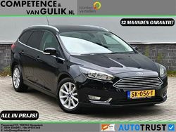 Zwart Gebruikt 2017 Ford Focus Titanium Stationwagen | € 9.950 (Eerlijke prijs)