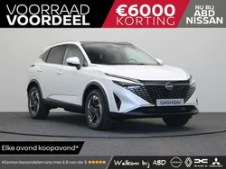Pearl white (wit metallic) Nieuw 2025 Nissan Qashqai N-Connecta SUV | € 38.945 (Eerlijke prijs)