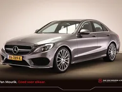 Grijs Gebruikt 2017 Mercedes C180 AMG line Sedan | € 19.950 (Eerlijke prijs)