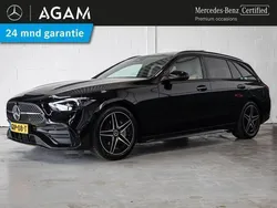 Zwart, metallic lak Gebruikt 2024 Mercedes C180 AMG line Stationwagen | € 53.950 (Duur)