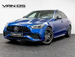 Blauw Gebruikt 2023 Mercedes C300e AMG line Sedan | € 57.995 (Duur)