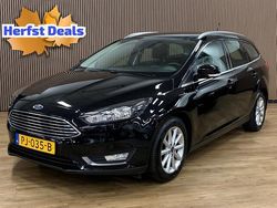 Zwart Gebruikt 2017 Ford Focus Titanium Stationwagen | € 8.945 (Goede deal)