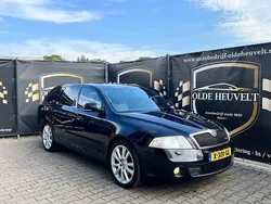 Zwart Gebruikt 2008 Skoda Octavia vRS Stationwagen | € 4.999