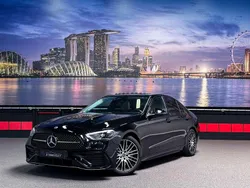 Zwart, metallic lak Gebruikt 2022 Mercedes C180 AMG Sedan | € 42.444 (Goede deal)