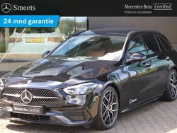 Zwart Gebruikt 2024 Mercedes C180 AMG line Stationwagen | € 49.888 (Duur)