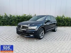Zwart Gebruikt 2019 VW Tiguan R-line SUV | € 31.499 (Goede deal)