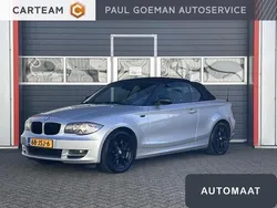 Grijs, metallic lak Gebruikt 2009 BMW 118 Cabriolet Executive Cabriolet | € 12.995 (Iets duurder)