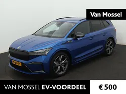 Blauw, metallic lak Gebruikt 2023 Skoda Enyaq iV SportLine SUV | € 33.844 (Goede deal)