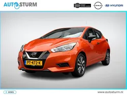 Oranje Gebruikt 2017 Nissan Micra Visia+ Hatchback | € 10.189 (Eerlijke prijs)