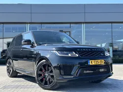 Santorini black (donker zwart metallic)zwart Gebruikt 2021 Land Rover Range Rover Sport HSE Dynamic SUV | € 59.900 (Eerlijke prijs)