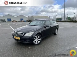 Zwart Gebruikt 2009 Mercedes C200 Stationwagen | € 3.950