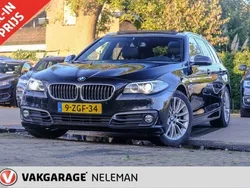 Zwart Gebruikt 2015 BMW 518 Luxury Line Stationwagen | € 15.915